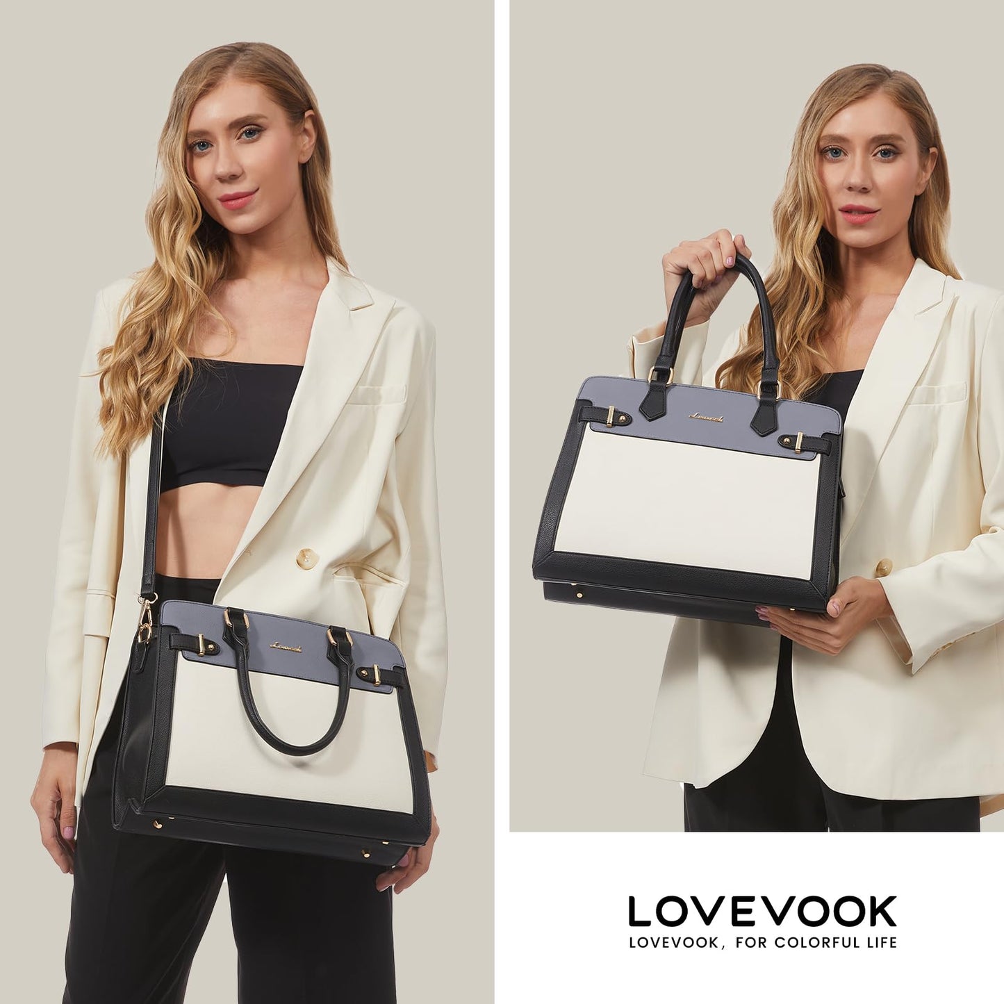 LOVEVOOK Purses for Women, Handbags for Women Tote Shoulder Bag Satchel and PU Leather Top Handle for ladies