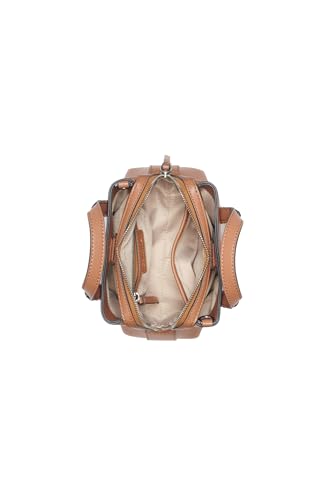 Calvin Klein Millie – Bolso bandolera mini 2 en 1 con triple compartimento, color Caramelo, talla única