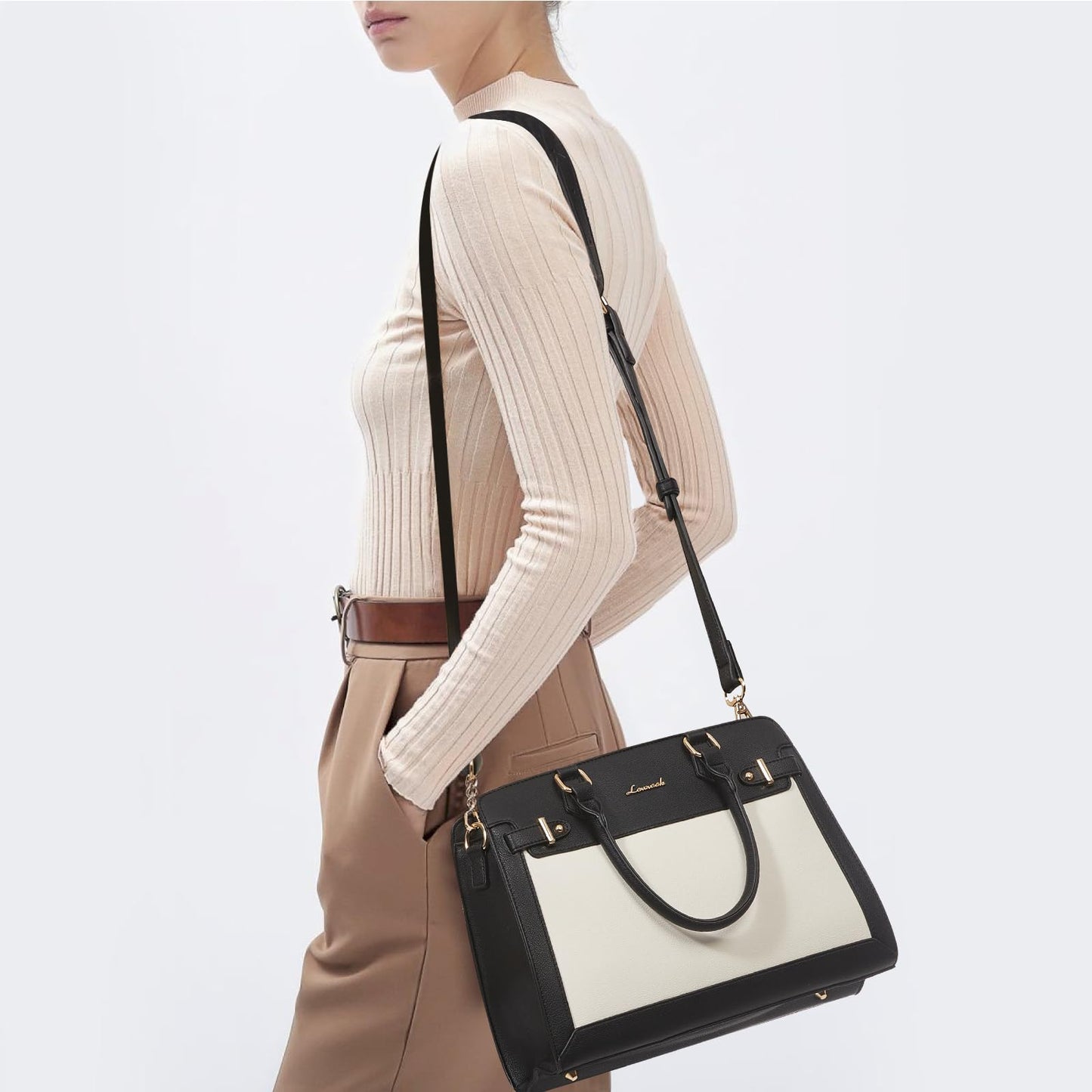 LOVEVOOK Purses for Women, Handbags for Women Tote Shoulder Bag Satchel and PU Leather Top Handle for ladies