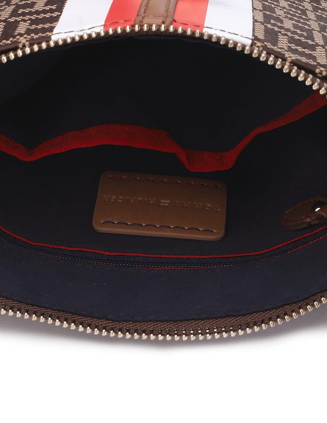 Tommy Hilfiger Womens Jaden Plus Crossbody HANDBAG, Chestnut/Tannin, One Size US