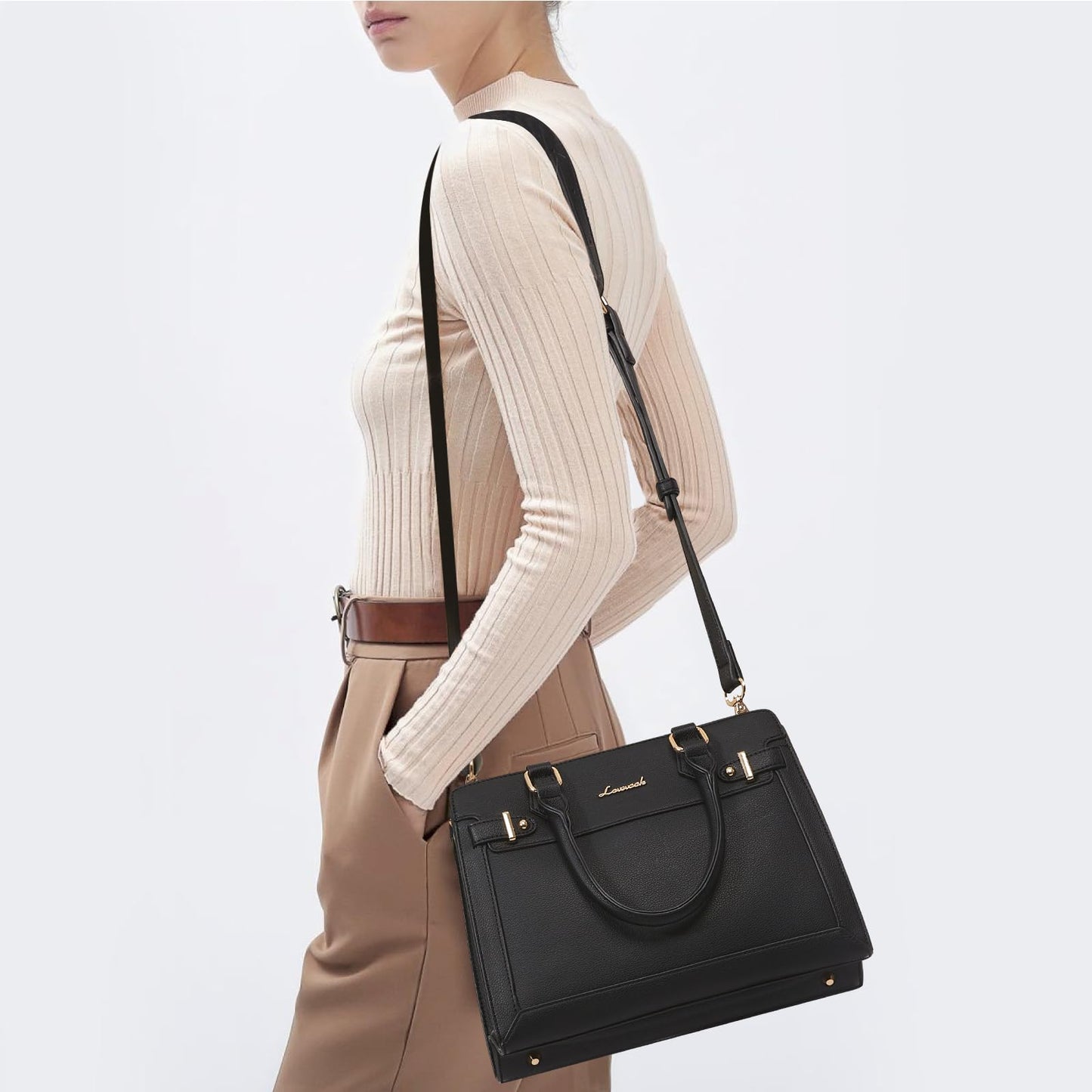 LOVEVOOK Purses for Women, Handbags for Women Tote Shoulder Bag Satchel and PU Leather Top Handle for ladies