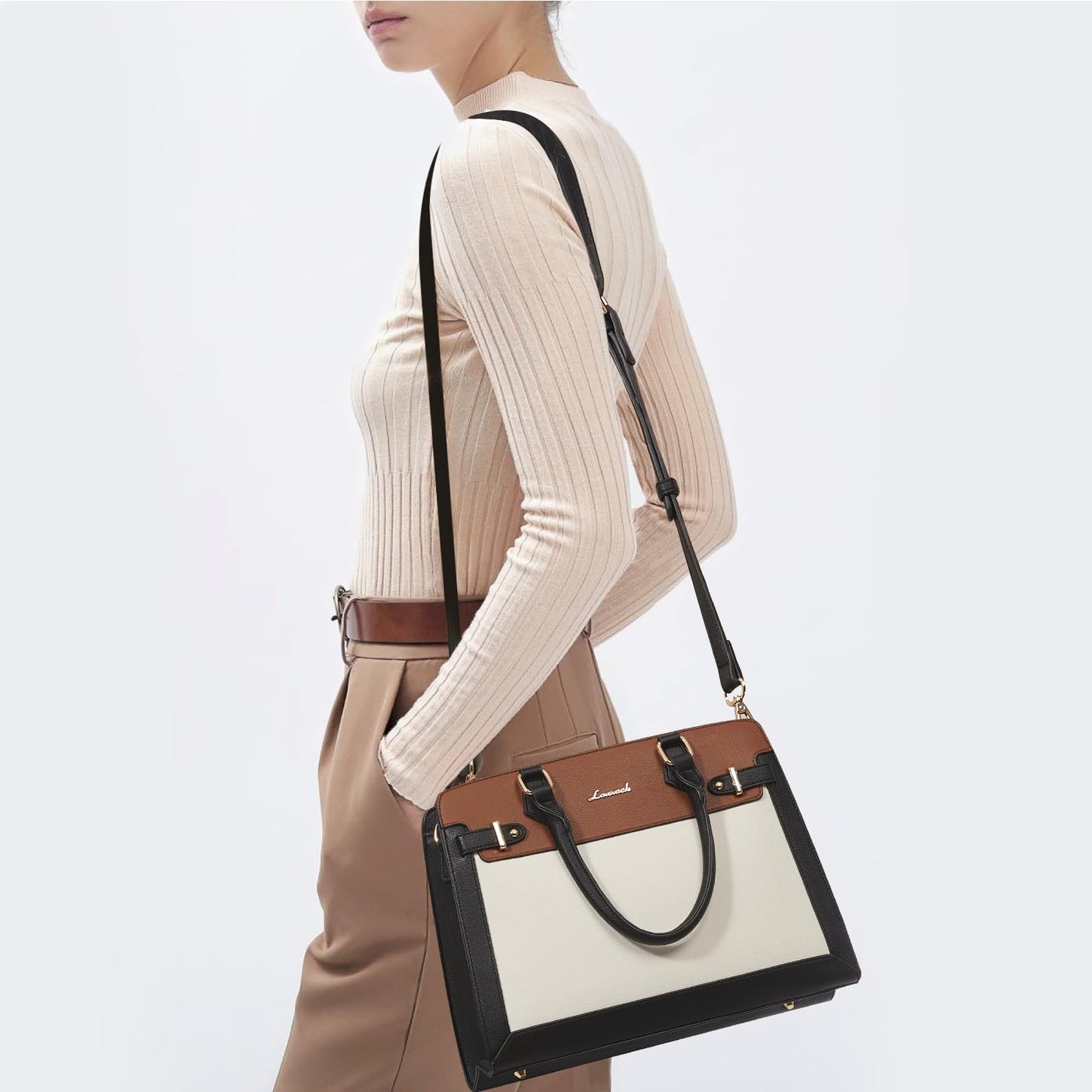 LOVEVOOK Purses for Women, Handbags for Women Tote Shoulder Bag Satchel and PU Leather Top Handle for ladies