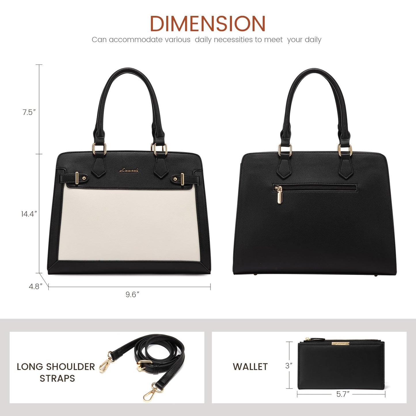 LOVEVOOK Purses for Women, Handbags for Women Tote Shoulder Bag Satchel and PU Leather Top Handle for ladies