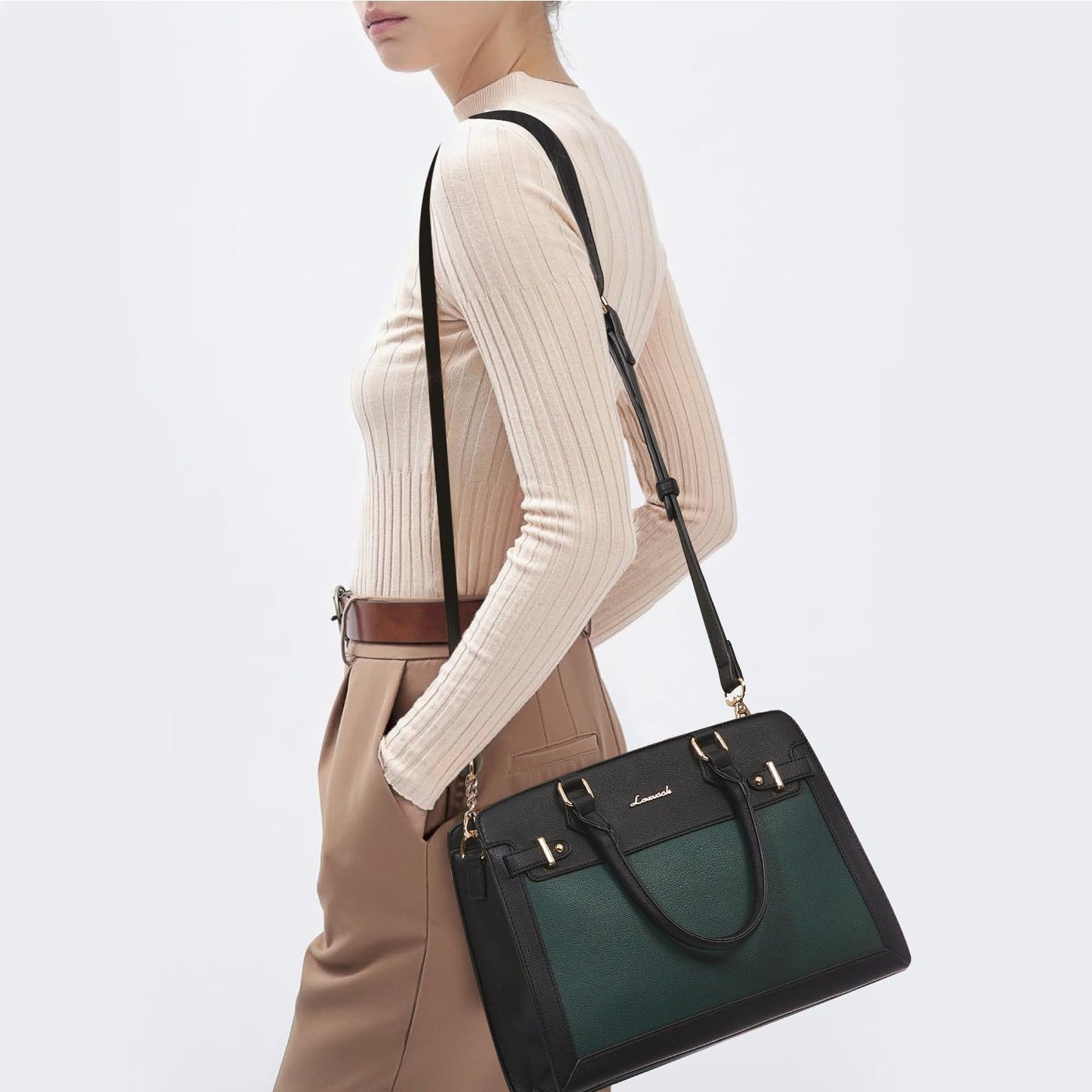 LOVEVOOK Purses for Women, Handbags for Women Tote Shoulder Bag Satchel and PU Leather Top Handle for ladies