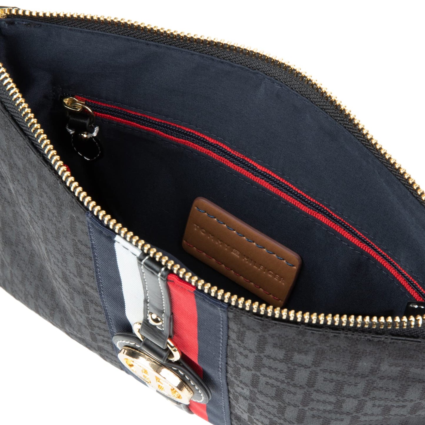 Tommy Hilfiger Womens Jaden Plus Crossbody HANDBAG, Black Tonal